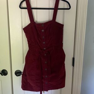 Abercrombie corduroy jumper dress.